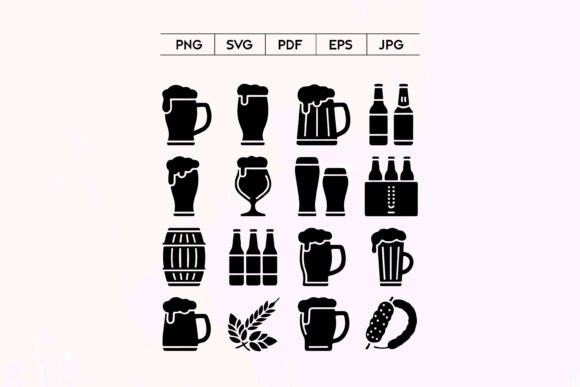 Beer Icons Bundle SVG Set