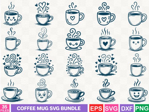Coffee Mug SVG Bundle