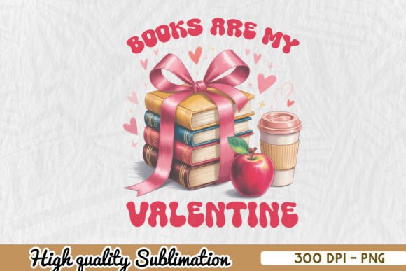 Cozy Book Lover’s Valentine PNG