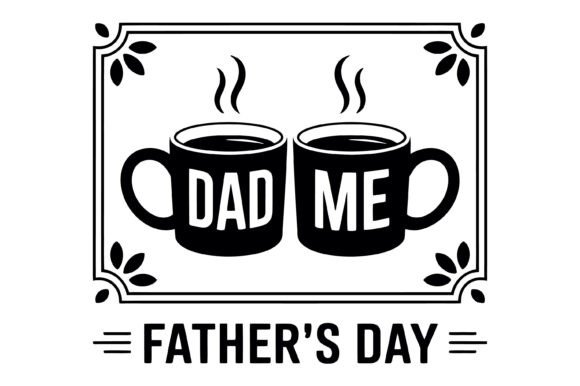 Dad Me Mug SVG Design