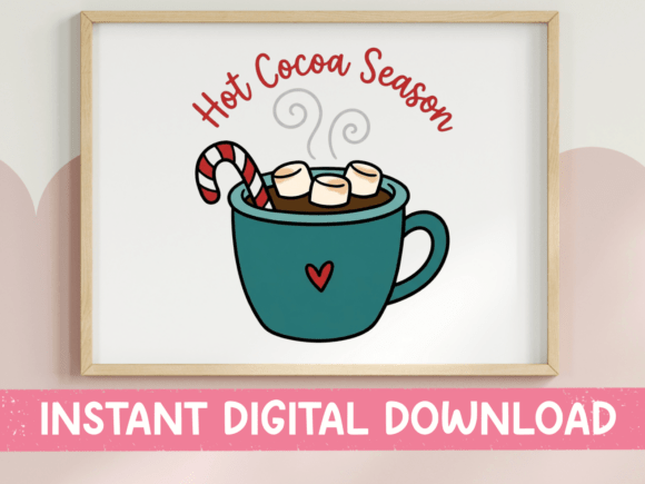 Hot Cocoa Season Mug SVG