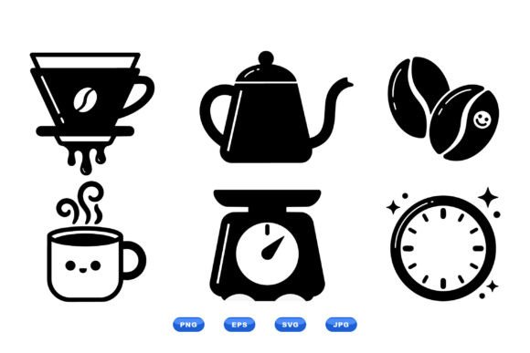 Minimal Coffee Icon Clipart