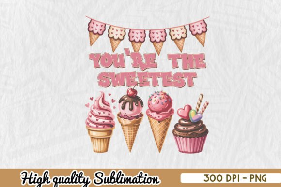 Sweetest Desserts Valentine Teacher PNG